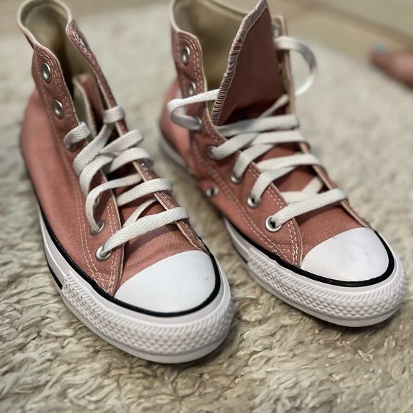 Converse Pink High-Top Sneakers - Picture 2 of 3